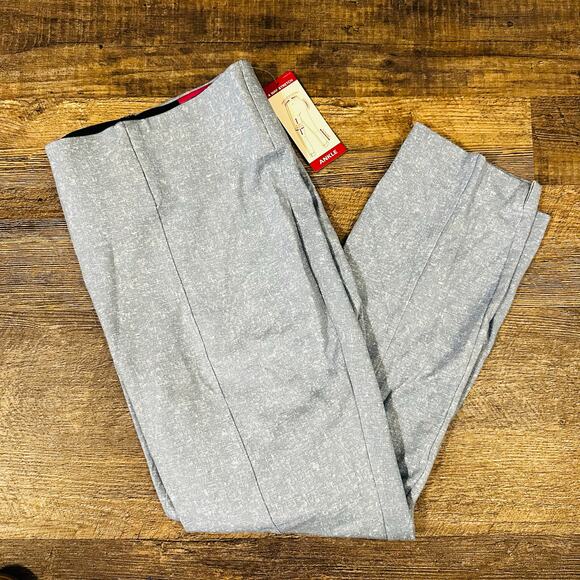 Slim Factor Inve Thents Plus Ankle Gray Jeans - Picture 1 of 3